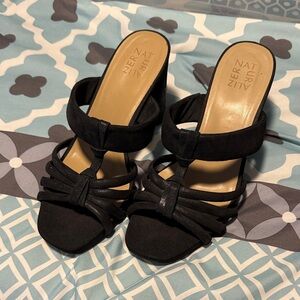 Naturalizer Black Strappy Women's Sandals